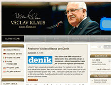 Tablet Screenshot of klaus.cz