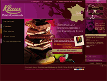 Tablet Screenshot of klaus.com